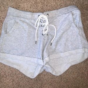 Lace up shorts